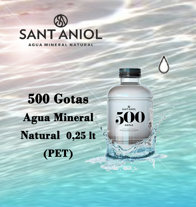 Agua Mineral Natural 0,25lt - 500 Gotas
